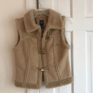 Gap warmly lined suede vest